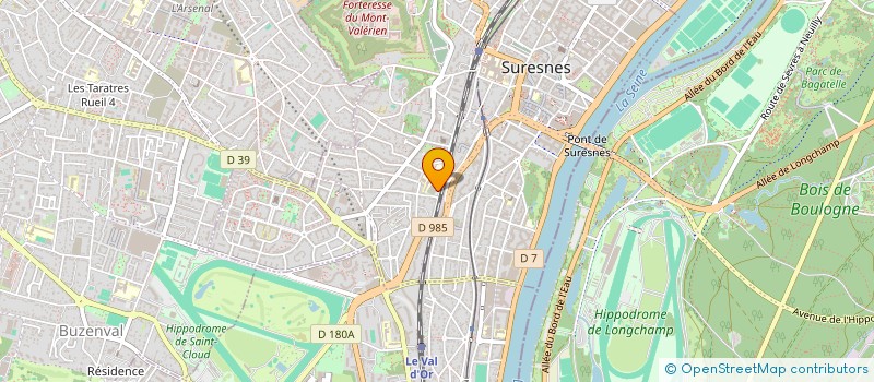 localisation de l'entreprise SURESNES SPORTS NAUTIQUES à SURESNES
