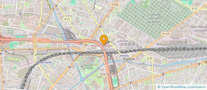 localisation de l'entreprise SURETE DRIVE à PANTIN
