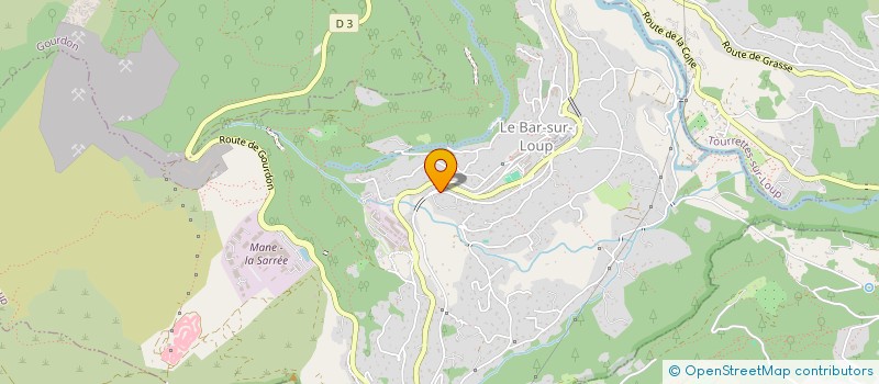 localisation de l'entreprise SURETE GENERALE AZUREENNE à LE BAR-SUR-LOUP