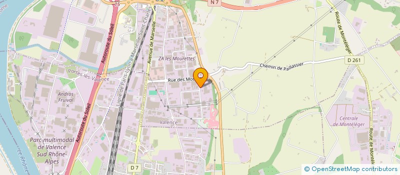localisation de l'entreprise SURETE INCENDIE DISTRIBUTION à VALENCE