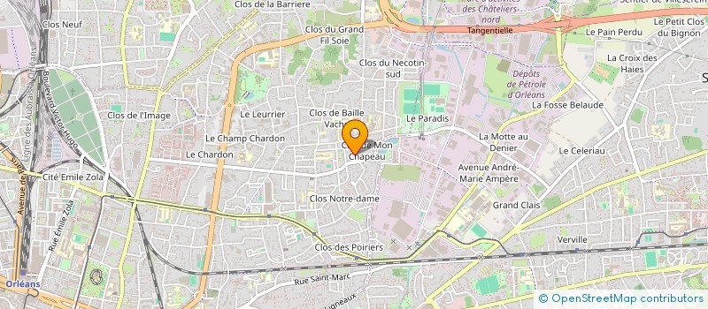 localisation de l'entreprise SURETE PRO à ORLEANS