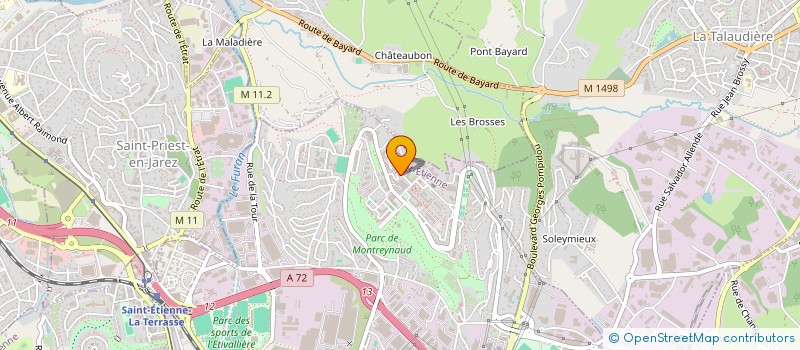 localisation de l'entreprise SURETE SECURITE PROTECTION AVIE  SAINT-ETIENNE