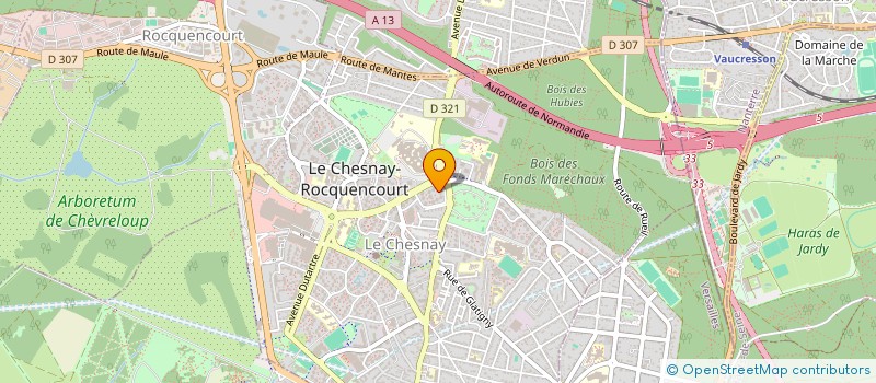 localisation de l'entreprise SURETES CONSEILS à LE CHESNAY-ROCQUENCOURT