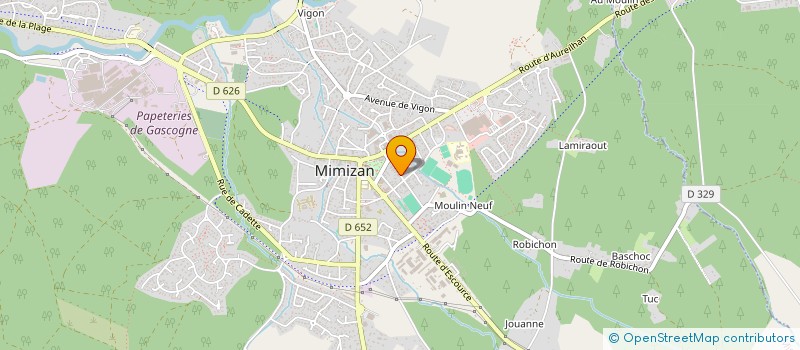 localisation de l'entreprise SURF CASTING CLUB MIMIZANAIS à MIMIZAN