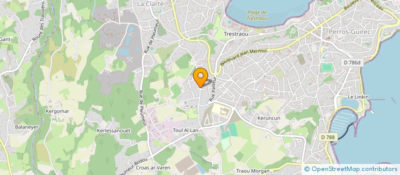 localisation de l'entreprise SURF CLUB DES WATERMEN LIBRES à PERROS-GUIREC