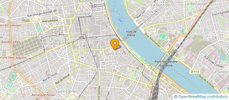 localisation de l'entreprise SURF INSERTION à BORDEAUX
