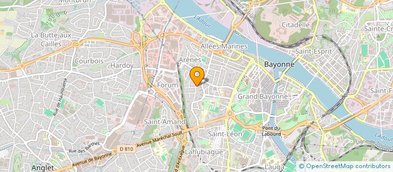 localisation de l'entreprise SURF & LAW REAL ESTATE à BAYONNE