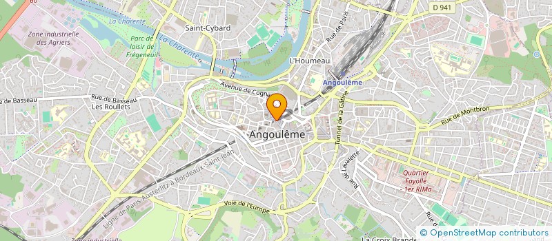 localisation de l'entreprise SURF'N'PLAY à ANGOULEME