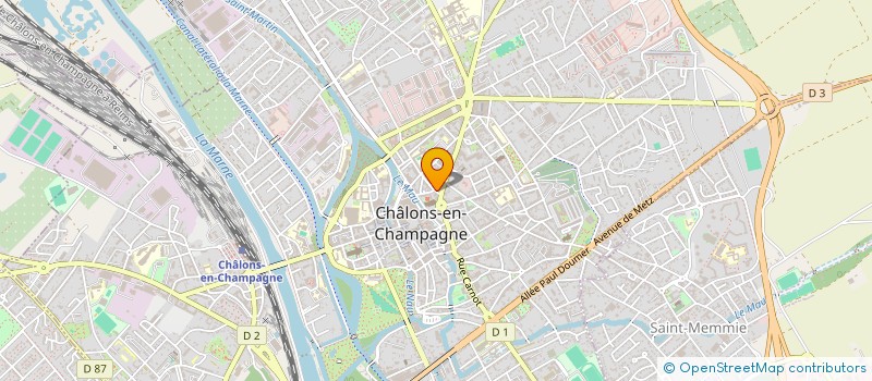 localisation de l'entreprise SURF N'SHOOT  CHALONS-EN-CHAMPAGNE