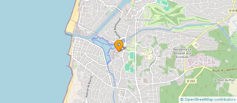 localisation de l'entreprise SURF OCEANIDES  CAPBRETON