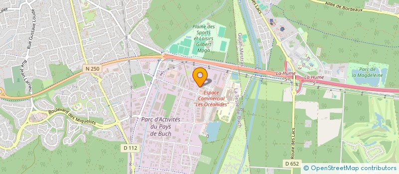 localisation de l'entreprise SURF ON LINE à LA TESTE-DE-BUCH