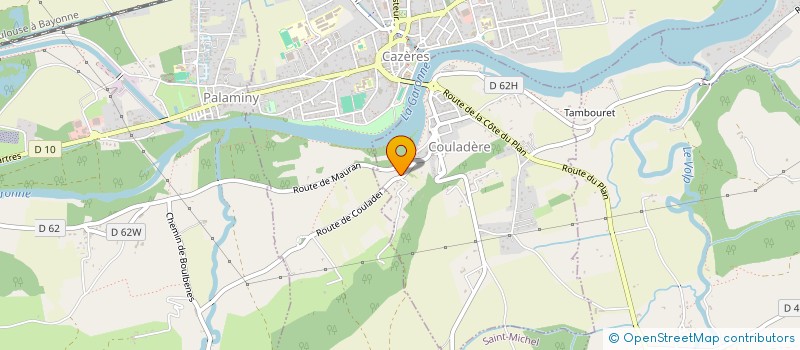 localisation de l'entreprise SURFACE COMPOSEE  SAINT-JULIEN-SUR-GARONNE