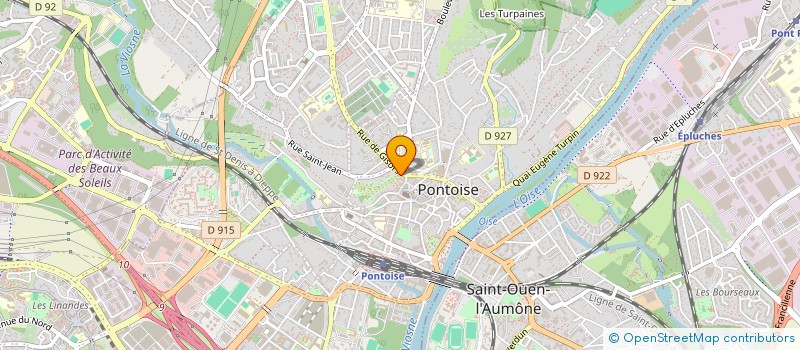 localisation de l'entreprise SURFACE ET VOLUME à PONTOISE