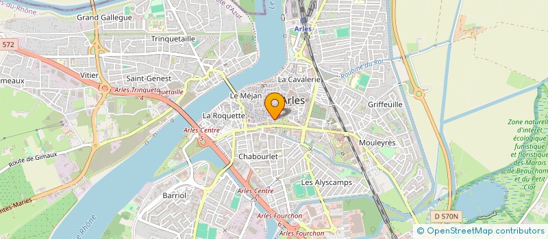 localisation de l'entreprise SURFACE STUDIO  ARLES