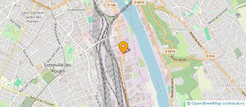 localisation de l'entreprise SURFACEA  SOTTEVILLE-LES-ROUEN