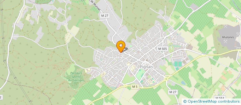 localisation de l'entreprise SURFACES ET VOLUMES à PIGNAN
