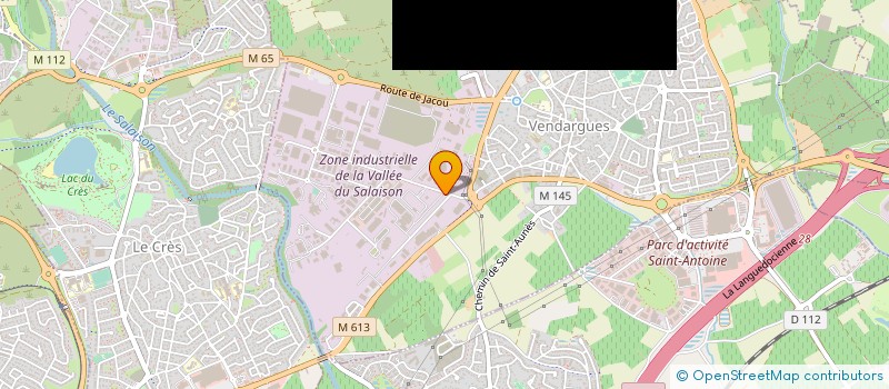 localisation de l'entreprise SURFACIER à VENDARGUES
