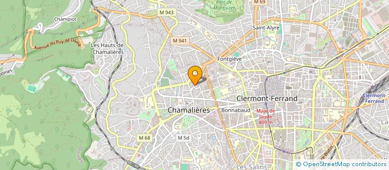 localisation de l'entreprise SURFASSUR à CHAMALIERES