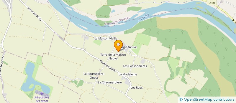 localisation de l'entreprise SURFAX 45 SARL à GUILLY