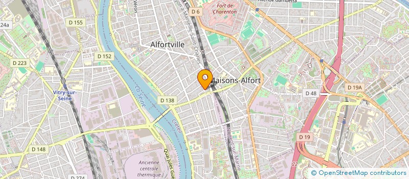 localisation de l'entreprise SURFCITY FRANCE  ALFORTVILLE