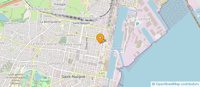 localisation de l'entreprise SURFEUR DES VILLES  SAINT-NAZAIRE