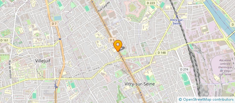 localisation de l'entreprise SURFIM  VITRY-SUR-SEINE