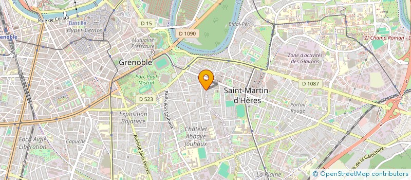 localisation de l'entreprise SURFING KINE  SAINT-MARTIN-D'HERES