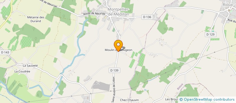 localisation de l'entreprise SURFING ROAD  MONTPELLIER-DE-MEDILLAN