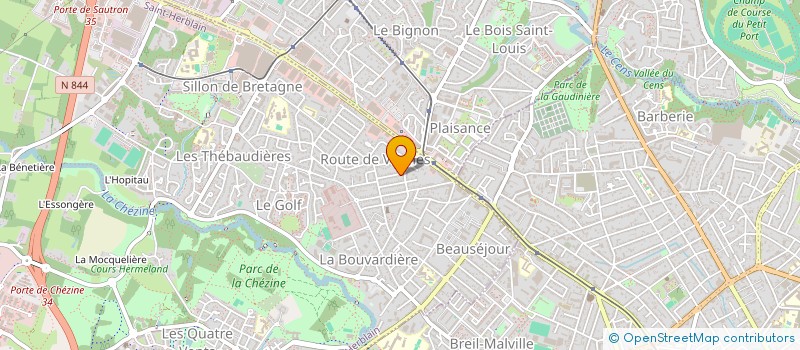 localisation de l'entreprise SURFOLOGIE  SAINT-HERBLAIN