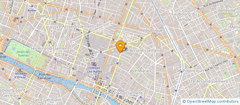 localisation de l'entreprise SURFTEK à PARIS