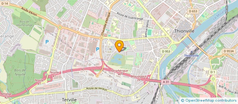 localisation de l'entreprise SURGATEC à THIONVILLE