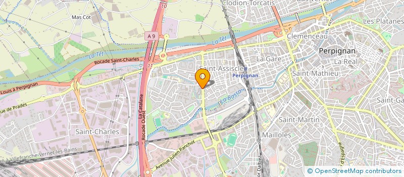 localisation de l'entreprise SURGEL à PERPIGNAN