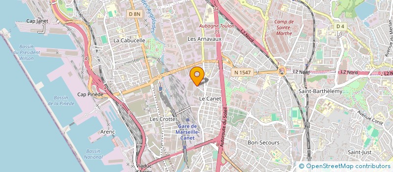 localisation de l'entreprise SURGEPACK FRANCE à MARSEILLE
