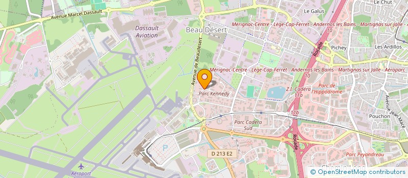 localisation de l'entreprise SURGICA à EYSINES