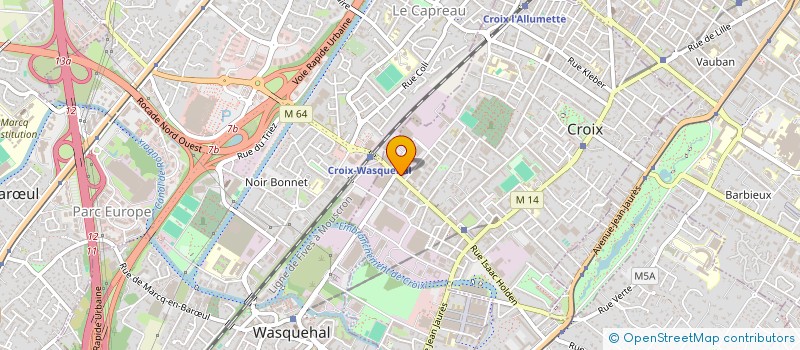 localisation de l'entreprise SURGIRIS à CROIX