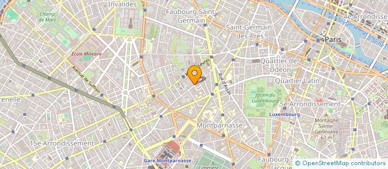 localisation de l'entreprise SURGY à PARIS