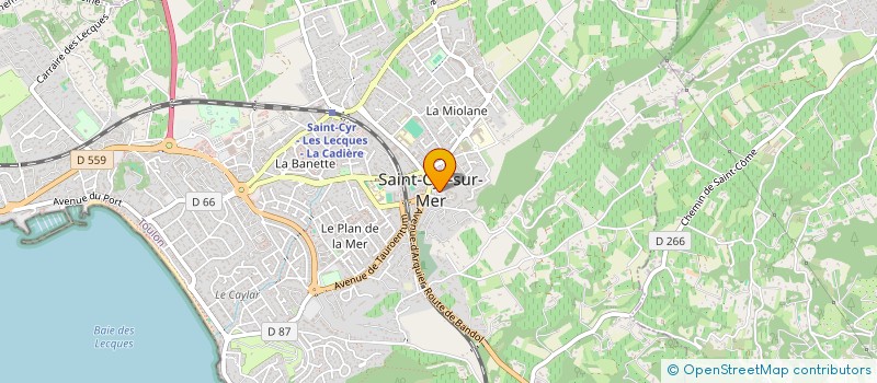localisation de l'entreprise SURI à SAINT-CYR-SUR-MER