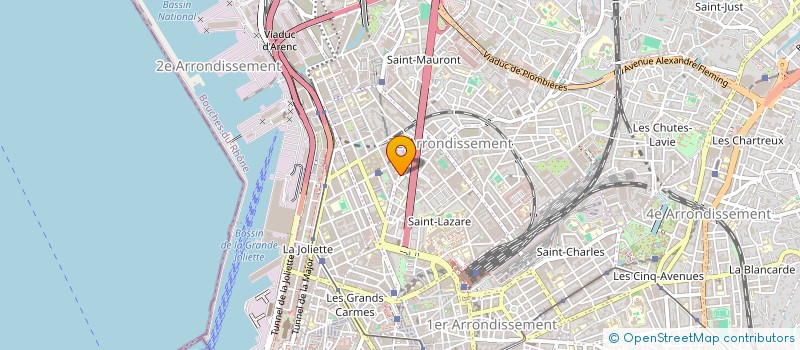 localisation de l'entreprise SURIA ET BROCHARD à MARSEILLE