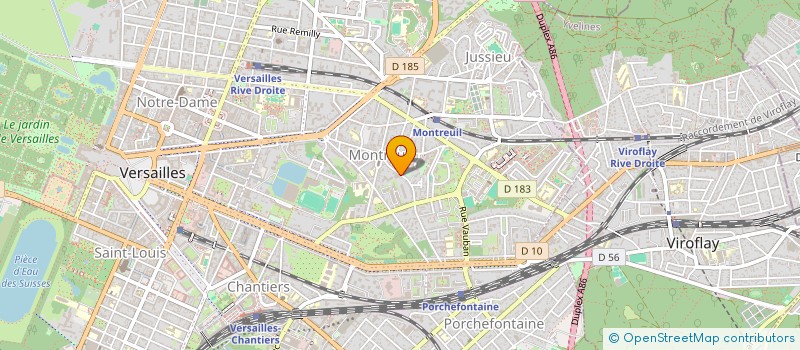 localisation de l'entreprise SURICAP à VERSAILLES