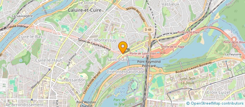 localisation de l'entreprise SURICAT79  CALUIRE-ET-CUIRE