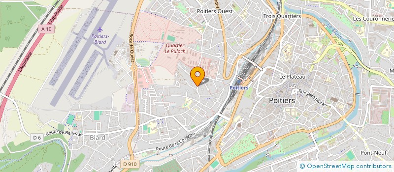 localisation de l'entreprise SURICATES à POITIERS