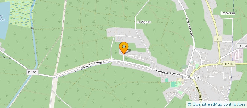 localisation de l'entreprise SURICATES SECOURISME ET SAUVETAGE COTIER LE PORGE  LE PORGE