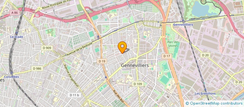 localisation de l'entreprise SURIN  GENNEVILLIERS