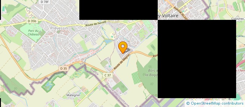 localisation de l'entreprise SURJUS & WEISSENBACHER à FERNEY-VOLTAIRE