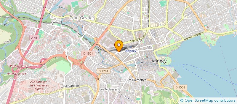 localisation de l'entreprise SURL MCO SOC PROTEK à ANNECY