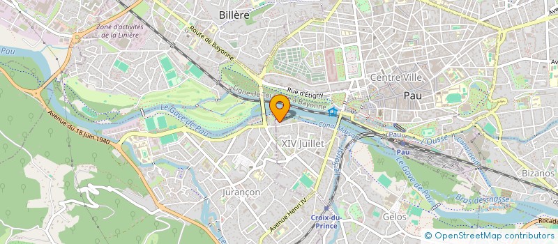 localisation de l'entreprise SURLEV à PAU