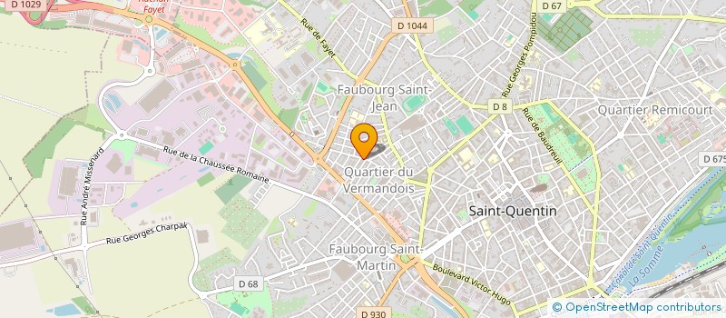 localisation de l'entreprise SURMA IMMO à SAINT-QUENTIN