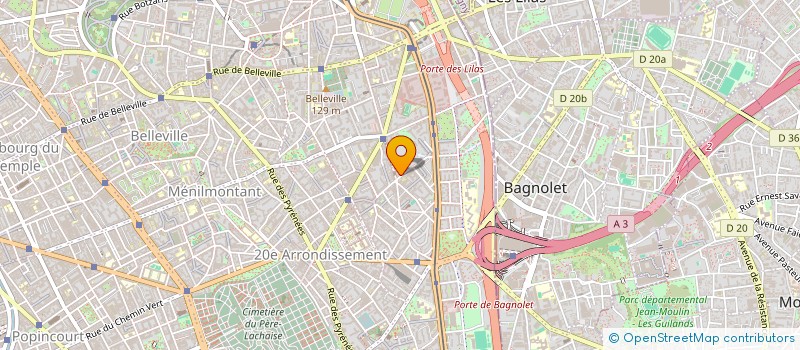 localisation de l'entreprise SURMELIN DARCY à PARIS