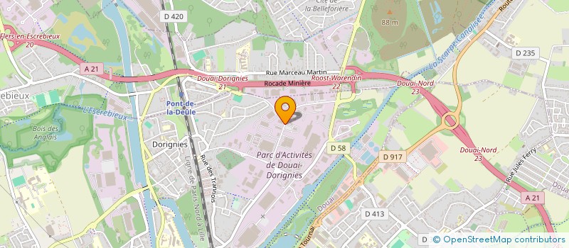 localisation de l'entreprise SURMESURES FORMATIONS  DOUAI