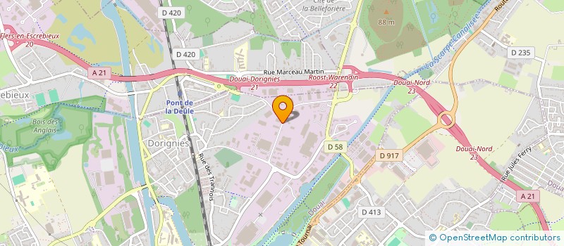 localisation de l'entreprise SURMESURES PRESTATIONS à DOUAI